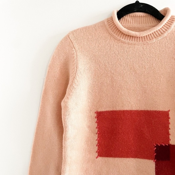 Patchwork Merino Wool Sweater - Picture 3 of 10